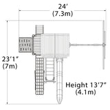 Parco Giochi Titan Treehouse XL 3