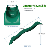 Scivolo ondulato da 3 m