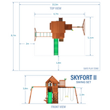Parco Giochi Skyfort II (colore unico)